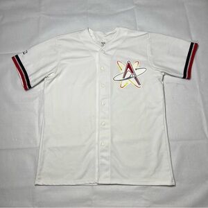Albuquerque-Isotopes AIS Men’s Size XL White Baseball Jersey Made In USA